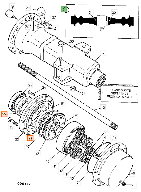 Подшипник ступицы JCB 907/52200 TIMKEN