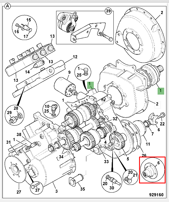 Фланец КПП JCB 445/10703