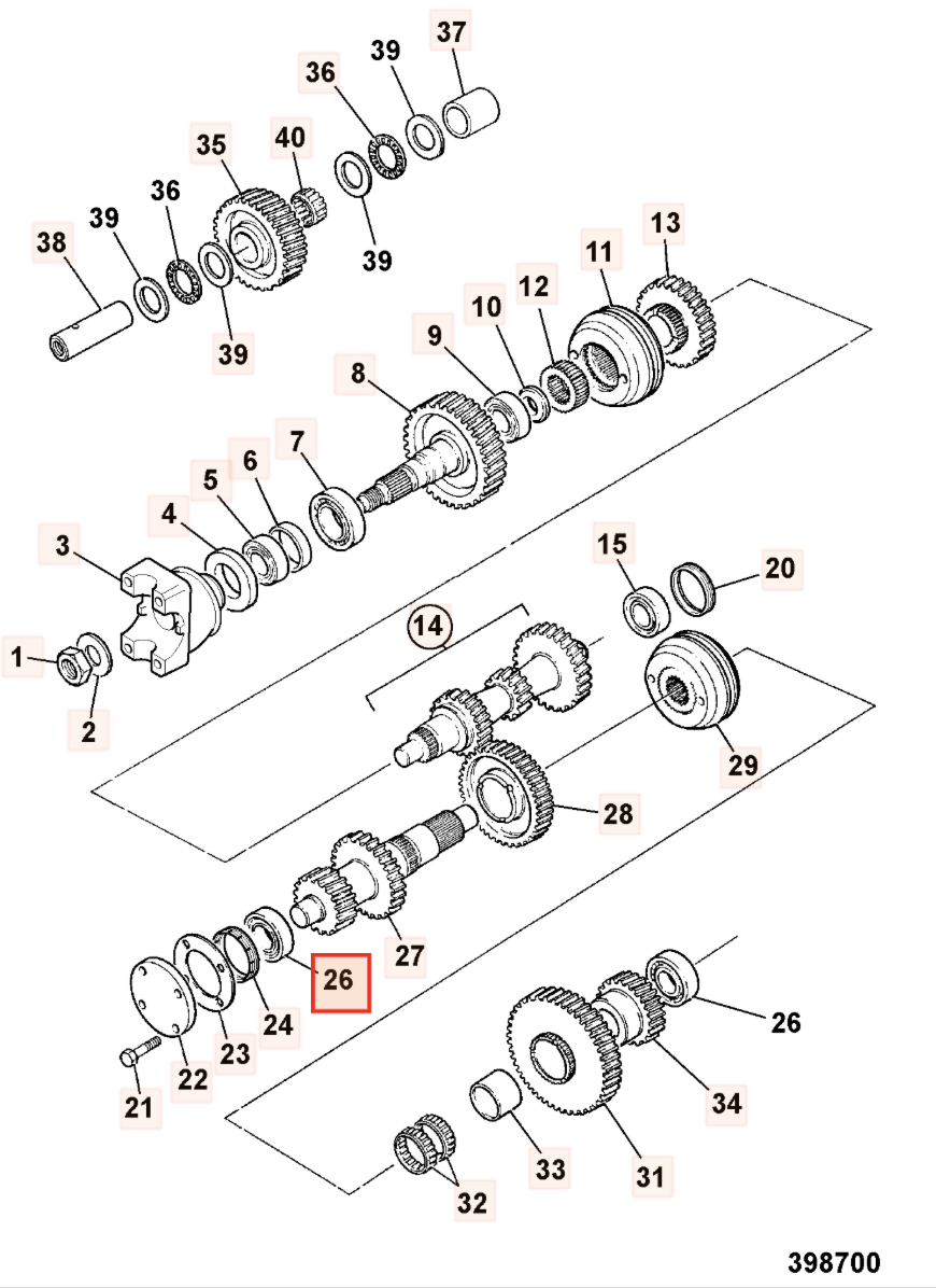 Подшипник JCB 907/20049 TIMKEN