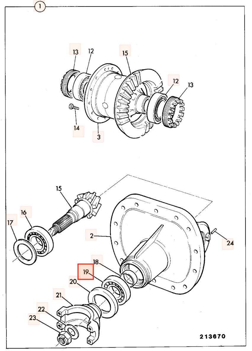 Подшипник хвостовика JCB 907/08300 TIMKEN