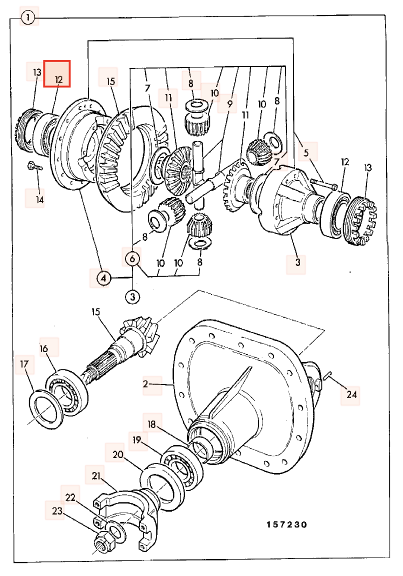 Подшипник дифференциала JCB 907/50100 TIMKEN